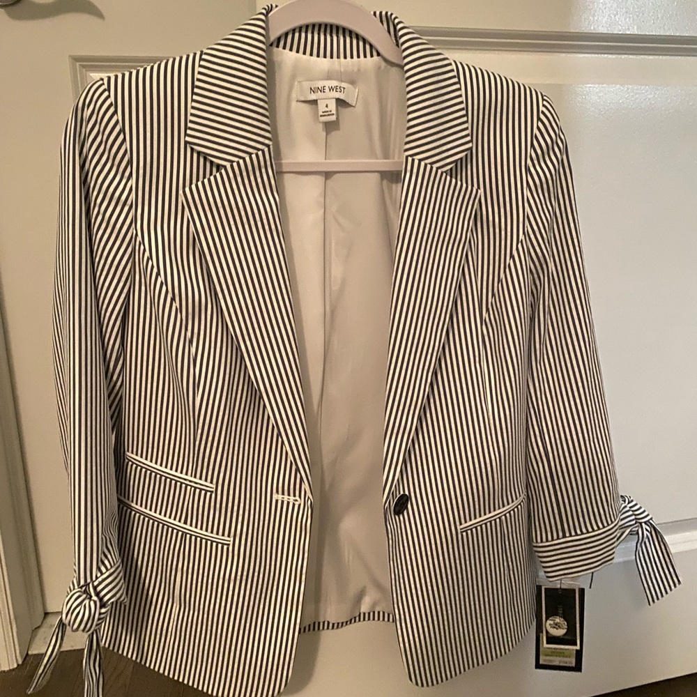Calvin Klein nautical blazer NWT